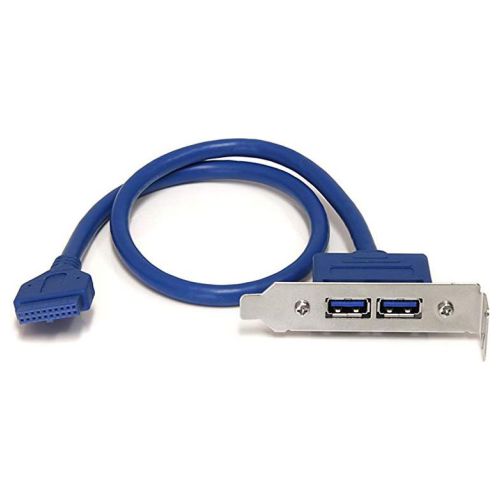 Mecer 2 Port USB 3.0 Cable with Bracket